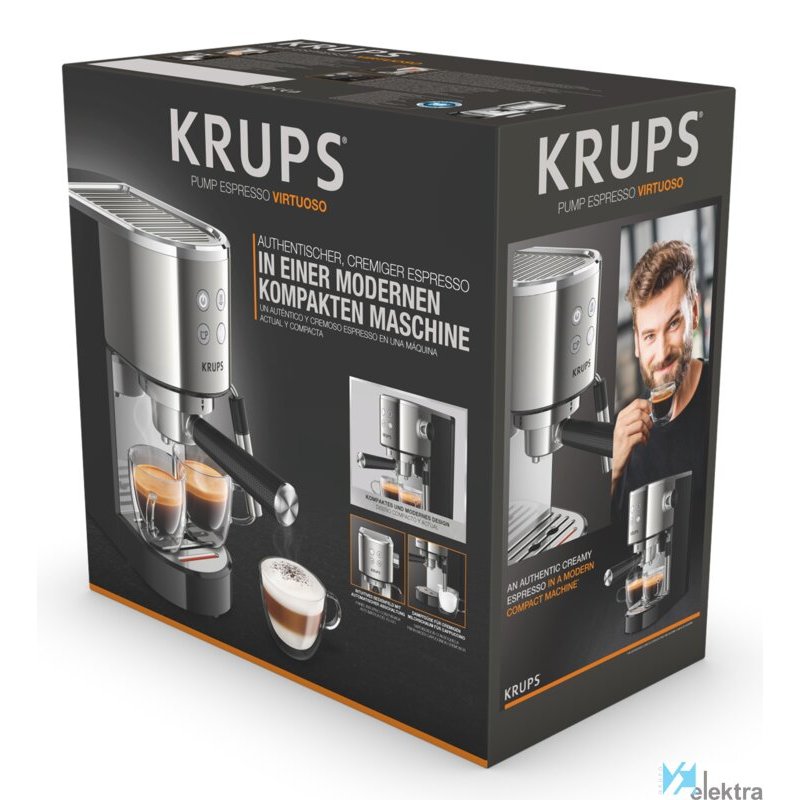 Krups Virtuoso XP442C11 cafetera eléctrica Semi-automática Máquina