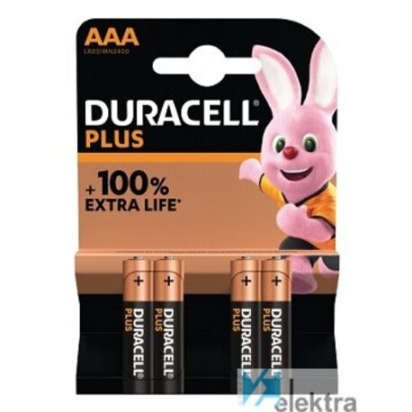 Duracell Plus PBA AAA (LR03) K4